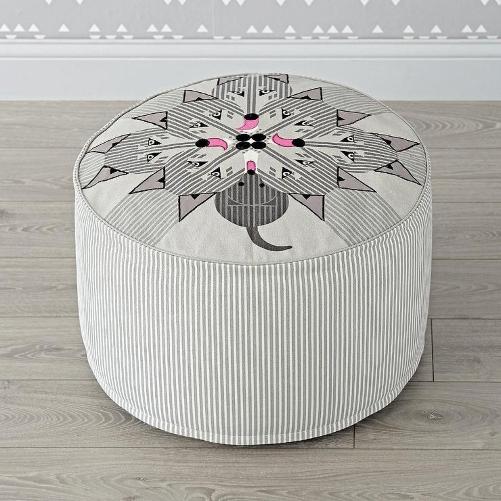 ISO!! Charley Harper Wolf Pouf